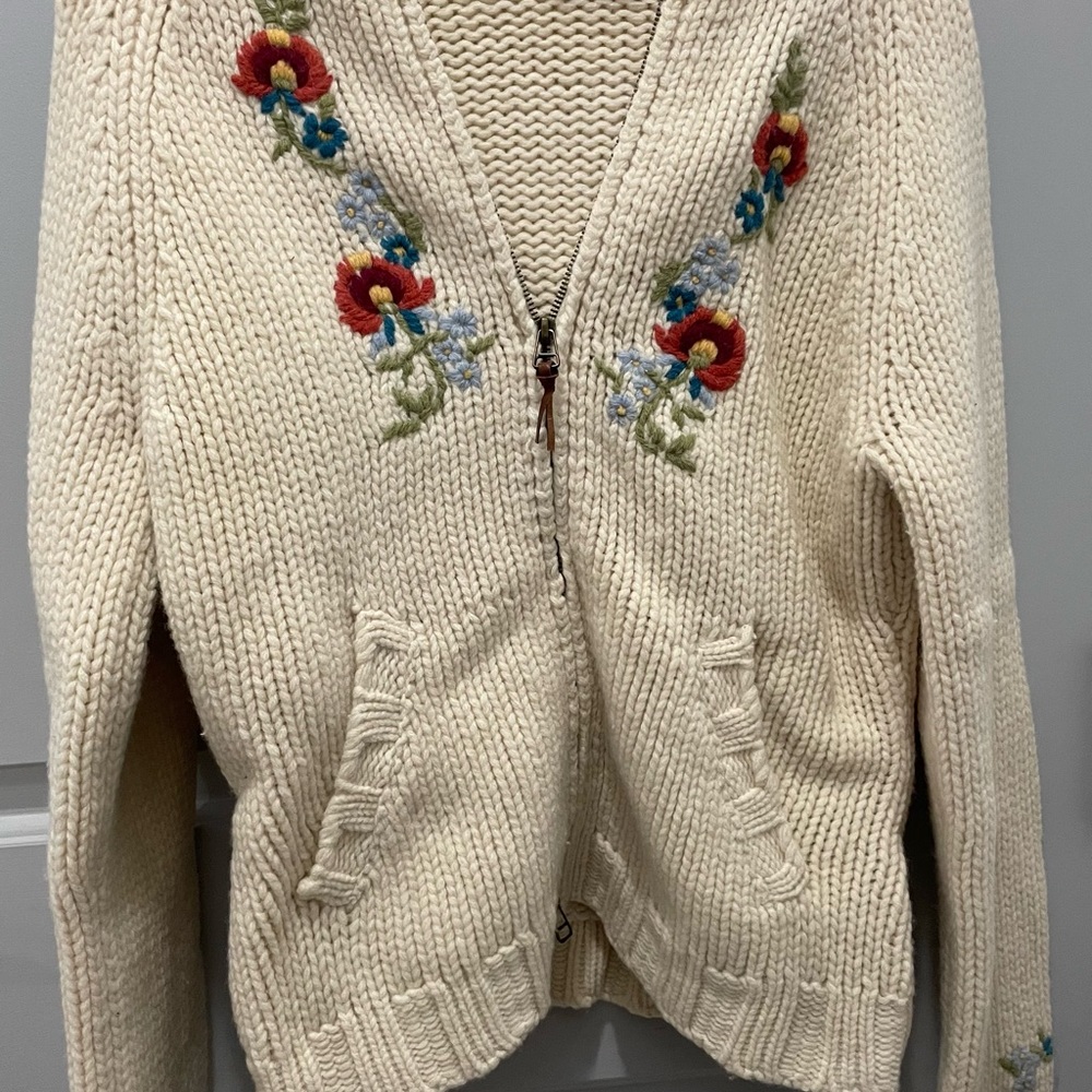 100% Wool Sweater from Anthropologie.
